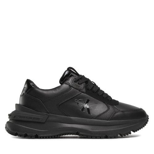 Sneakers Calvin Klein Jeans Chunky Runner Lth-Pu Mono YM0YM00679 Full Black 0GV - Chaussures.fr - Modalova