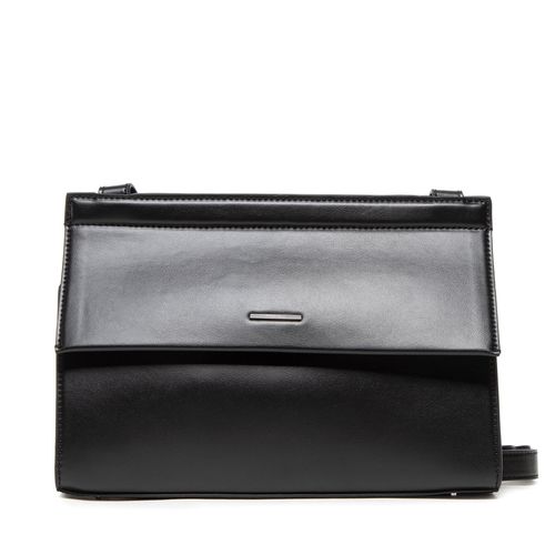Sac à main Calvin Klein Fold Over Shoulder Bag K60K609644 Noir - Chaussures.fr - Modalova