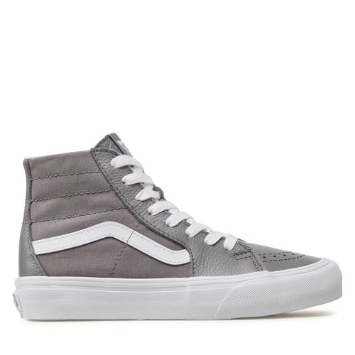 Sneakers Vans Sk8-Hi Tapered Vr VN0009Q0BGF1 Leather Gray - Chaussures.fr - Modalova