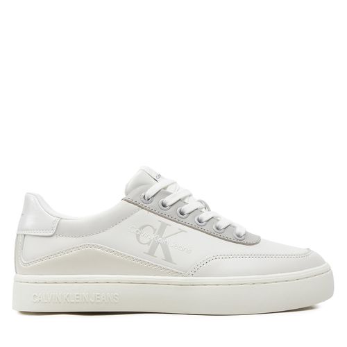 Sneakers Calvin Klein Jeans Classic Cupsole Low Lace Lth Ml YW0YW01527 Blanc - Chaussures.fr - Modalova