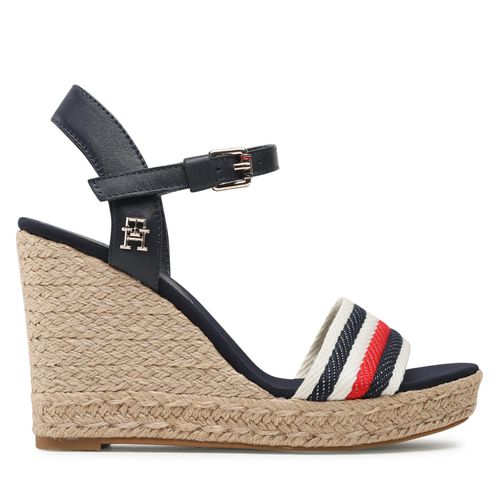 Espadrilles Tommy Hilfiger Corporate Wedge FW0FW07086 Multicolore - Chaussures.fr - Modalova