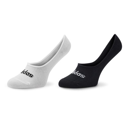 Socquettes unisex adidas Thin Linear Ballerina Socks 2 Pairs HT3448 Blanc - Chaussures.fr - Modalova