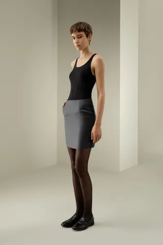 LILYSILK Jupe En Soie-Laine Design Classique Et Droit Mélange De Soie Et De Laine Un Look Simple Mais Professionnel Anti-Allergies 38 - LILYSILK - Modalova