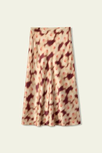 LILYSILK Jupe En Soie Jupe Midi Parfaite Pour Un Style Printanier Soie De Mûrier Doux Pour La Peau, Confortable Et Durable 44 - LILYSILK - Modalova