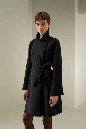 LILYSILK Manteau En Mélange Soie Et Laine Coupe Surdimensionnée Et Décontractée En Soie-Laine Légèreté Luxueuse M - LILYSILK - Modalova