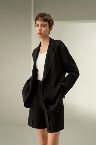 LILYSILK Manteau En Mélange Soie Et Laine Conçu Pour Une Coupe Oversize Mélange De Soie Et De Laine Modèle Classique M - LILYSILK - Modalova