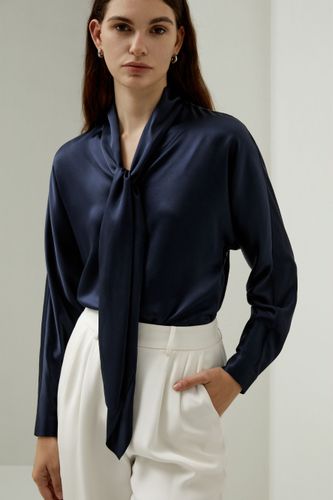 LILYSILK Chemisier En Soie Une Coupe Ample Et Décontractée Pure Soie Facile À Assortir Légèreté Luxueuse M - LILYSILK - Modalova