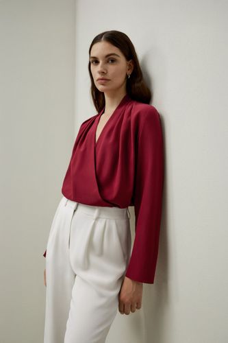 LILYSILK Blouse En Soie Coupe Décontractée 100% Soie Crêpe De Chine Simple Et Classique Modèle Classique M - LILYSILK - Modalova