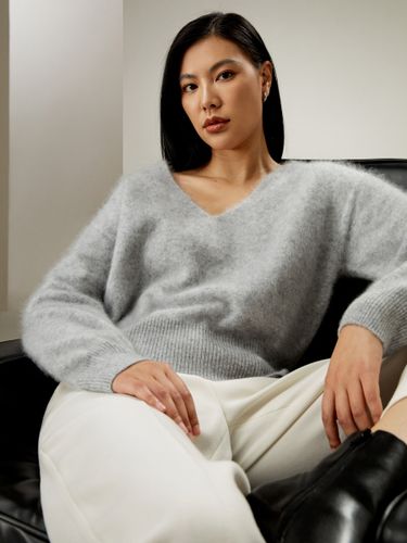 LILYSILK Pulls Cachemire Décolleté En V Luxueux 100% Cachemire Sophistiqué Et Élégant Les Essentiels De La Garde-Robe Xl - LILYSILK - Modalova