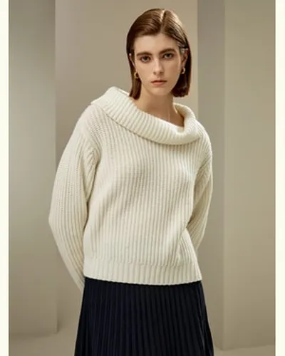 LILYSILK Pull En Laine Manches Épaules Tombantes Doux Et Résistant Laine Mérinos Facile À Assortir Bon Rapport Qualité-Prix L - LILYSILK - Modalova