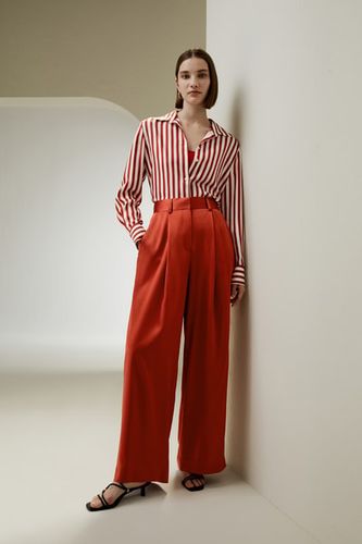 LILYSILK Pantalons En Soie Style Chic, Passants De Ceinture 100% Soie Pure Pièces Incontournables Pour De Multiples Occasions 46 - LILYSILK - Modalova