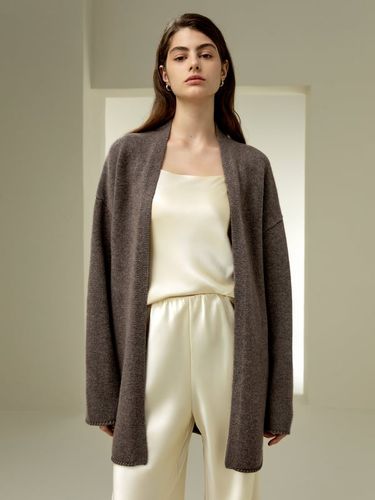 LILYSILK Cardigan Devant Ouvert Pour Un Style Superposé Cachemire Et Laine Un Devant Ouvert Et Décontracté M - LILYSILK - Modalova