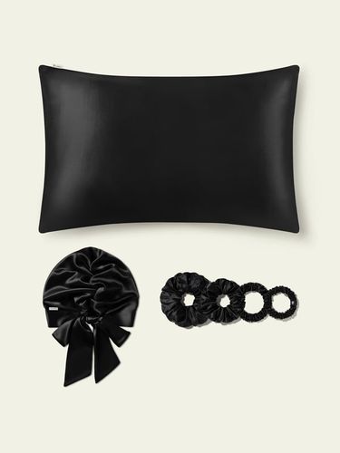 LILYSILK Ensemble Soin Cheveux Soie 65x65cm, Taie + Bonnet + Chouchous, Anti-Frisottis & Anti-Casse - LILYSILK - Modalova