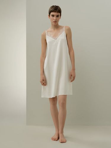 LILYSILK Nuisette Soie Charmeuse Lavable avec Dentelle Élégante L - LILYSILK - Modalova