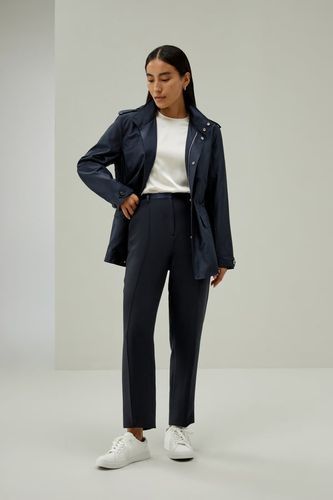 LILYSILK Veste Imperméable Mi-Longue XS - Coupe Classique, Capuche, Ajustable - LILYSILK - Modalova