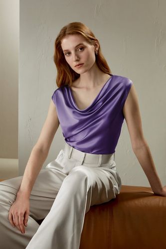 LILYSILK Top Soie Col Rond, Sans Manches Pure Soie Élégance Sans Effort Une Élégance Intemporelle 46 - LILYSILK - Modalova