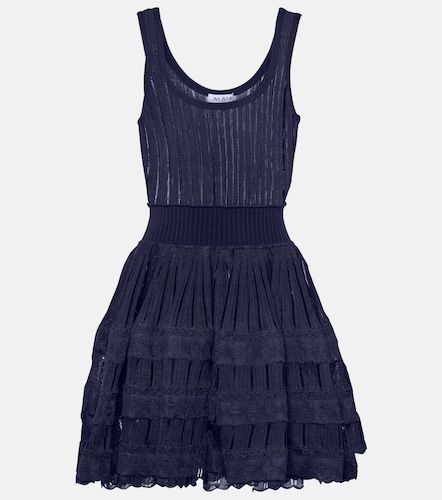 Alaïa Robe en maille côtelée - Alaia - Modalova