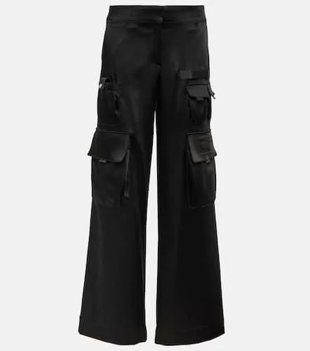 Off-White Pantalon cargo en satin - Off-White - Modalova