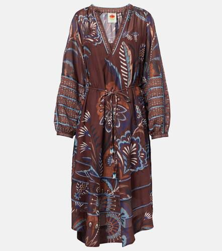 Robe longue Delicate Garden Brown - Farm Rio - Modalova