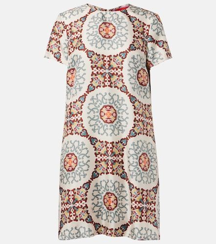 Robe Swing imprimée en satin de soie - La DoubleJ - Modalova