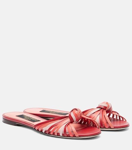 Mules Bianca 2.0 en cuir - Dolce&Gabbana - Modalova