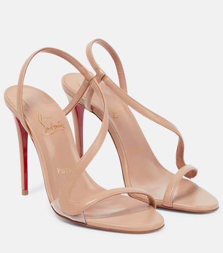 Sandales Nudes Rosalie en cuir - Christian Louboutin - Modalova