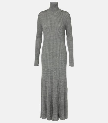 Moncler Robe longue en laine vierge - Moncler - Modalova