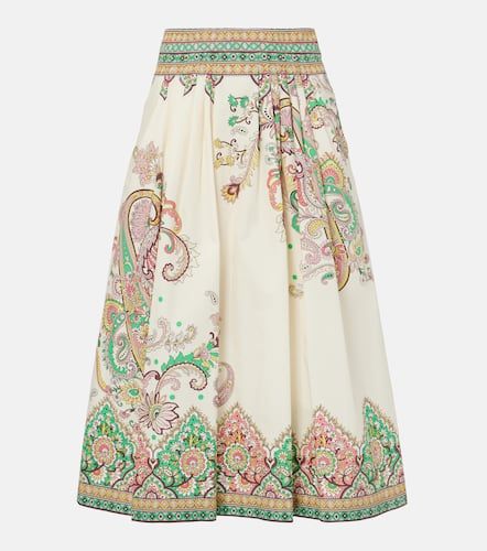 Etro Jupe midi imprime en coton - Etro - Modalova
