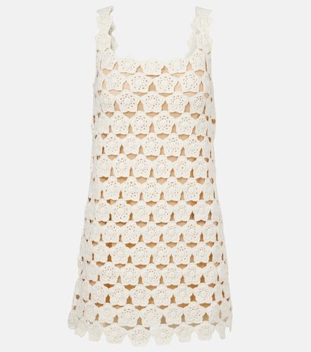 Robe Hoya en crochet de coton à fleurs - Staud - Modalova