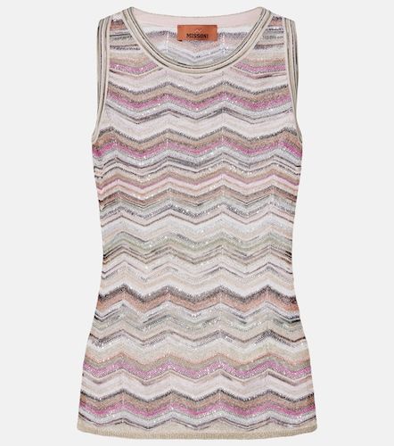 Missoni Top Zigzag à sequins - Missoni - Modalova