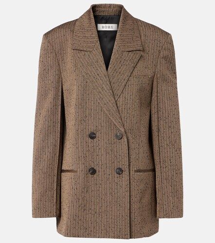Róhe Blazer en laine mélangée - Rohe - Modalova