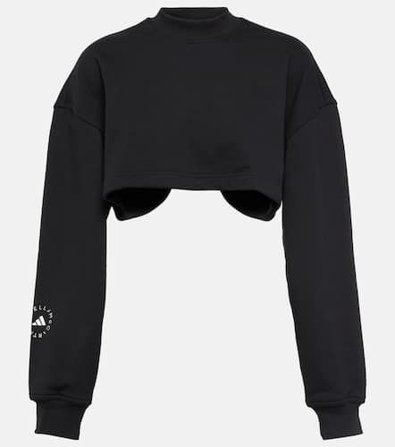 Sweat-shirt raccourci en coton - Adidas by Stella McCartney - Modalova