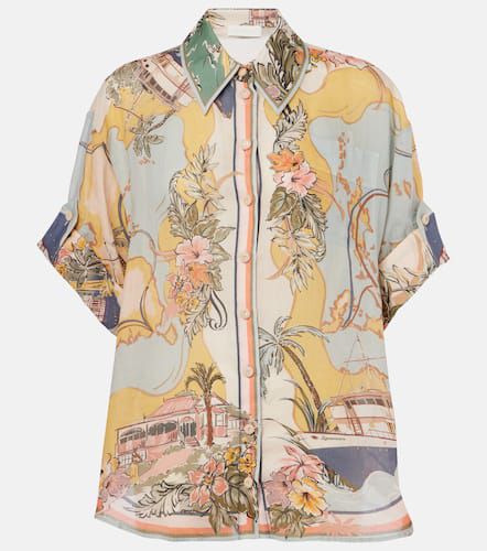 Chemise Tallow en ramie à fleurs - Zimmermann - Modalova