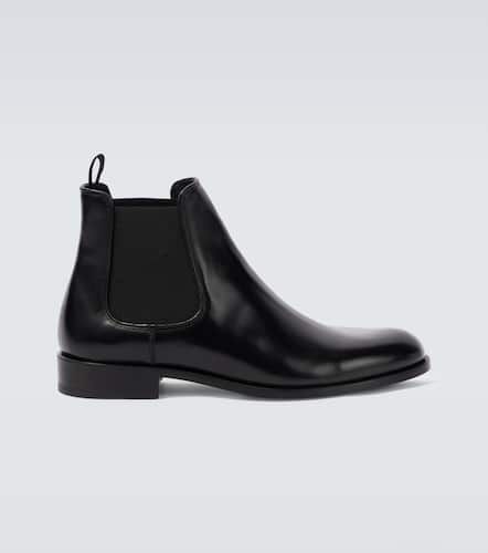 Bottines Chelsea en cuir - Giorgio Armani - Modalova