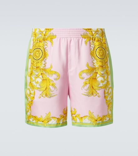 Versace Short imprimé en soie - Versace - Modalova
