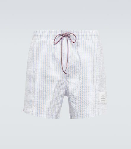 Thom Browne Short de bain rayé - Thom Browne - Modalova