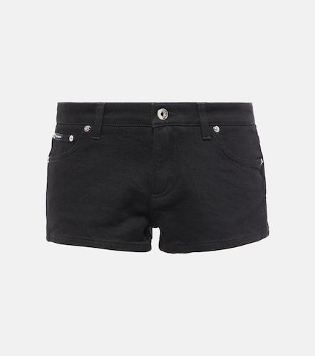 Short taille basse en denim - Dolce&Gabbana - Modalova