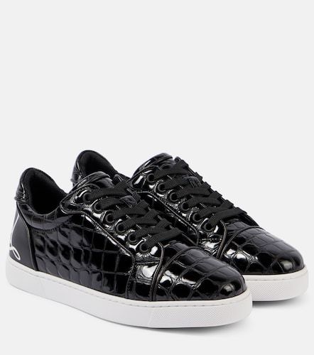 Baskets Fun Vieira en cuir façon croco - Christian Louboutin - Modalova