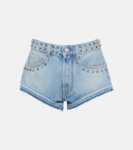 Short à taille mi-haute en jean - Alessandra Rich - Modalova