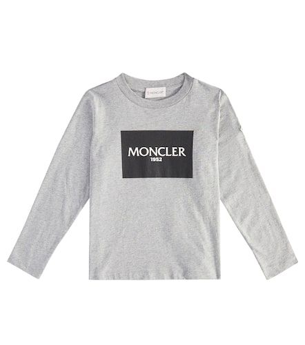 Moncler Enfant Top en coton à logo - Moncler Enfant - Modalova