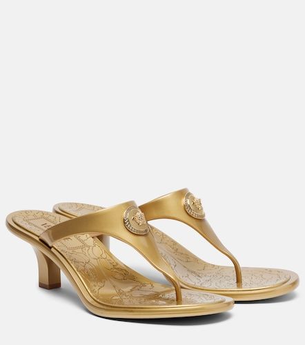 Versace Mules Alia métallisées - Versace - Modalova