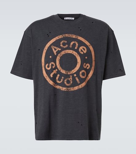 T-shirt en coton mlang  logo - Acne Studios - Modalova