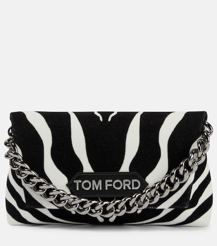 Tom Ford Sac Label Mini en velours - Tom Ford - Modalova