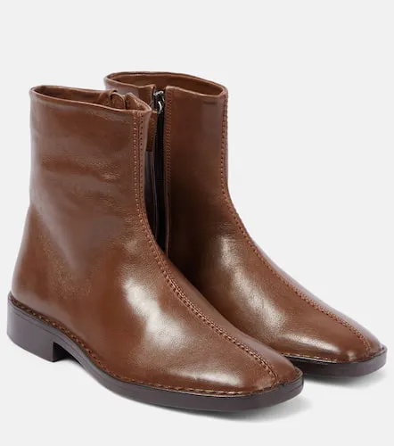 Bottines Piped Zipped en cuir - Lemaire - Modalova