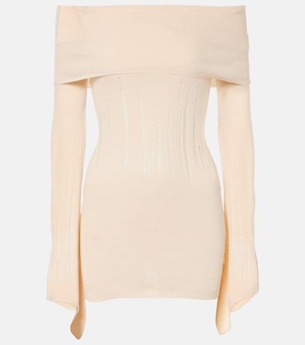 Robe en soie mélangée à effet usé - Aya Muse - Modalova
