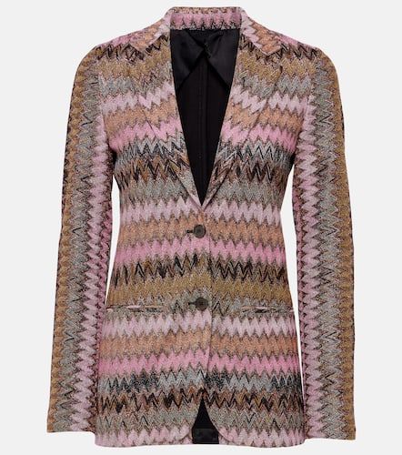 Missoni Blazer Zig Zag en lamé - Missoni - Modalova