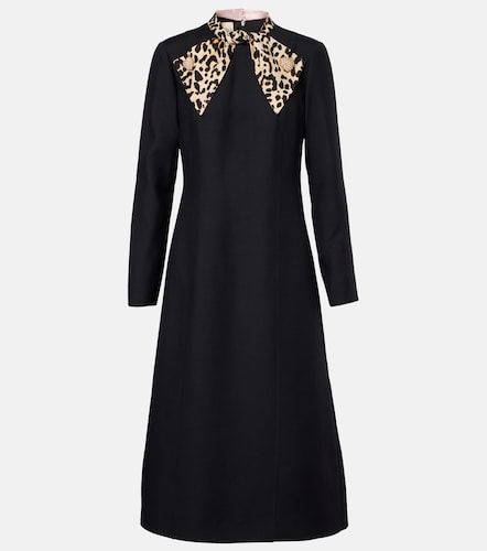 Robe midi en Crêpe Couture - Valentino - Modalova