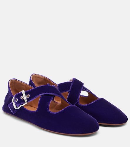 Alaïa Ballerines en velours - Alaia - Modalova