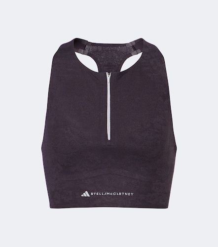 Brassière de sport à logo - Adidas by Stella McCartney - Modalova