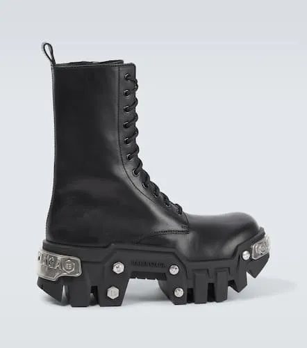 Balenciaga Bottes Bulldozer en cuir - Balenciaga - Modalova